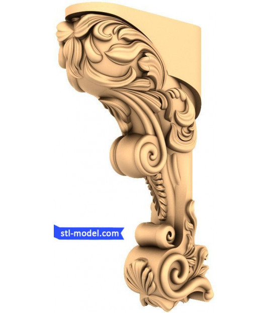 Ornate Floral Corbel