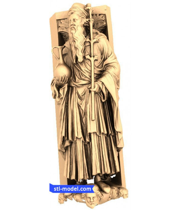 A statuette "Sorcerer" | STL - 3D model for CNC