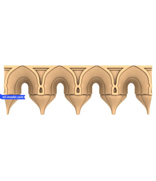 Elegant Gothic Arch Frieze