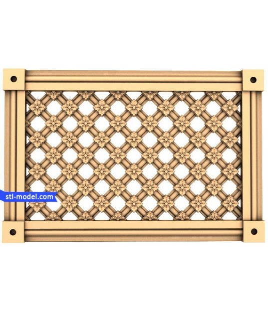 Ornate Floral Lattice