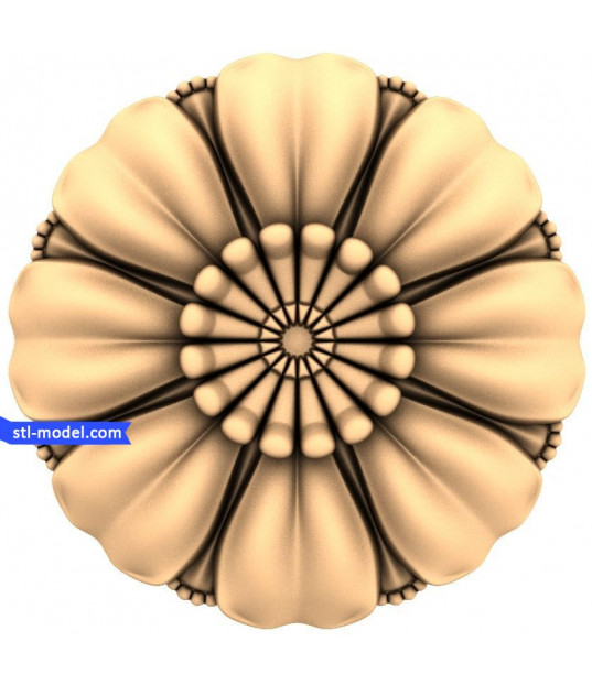 Floral Medallion Relief