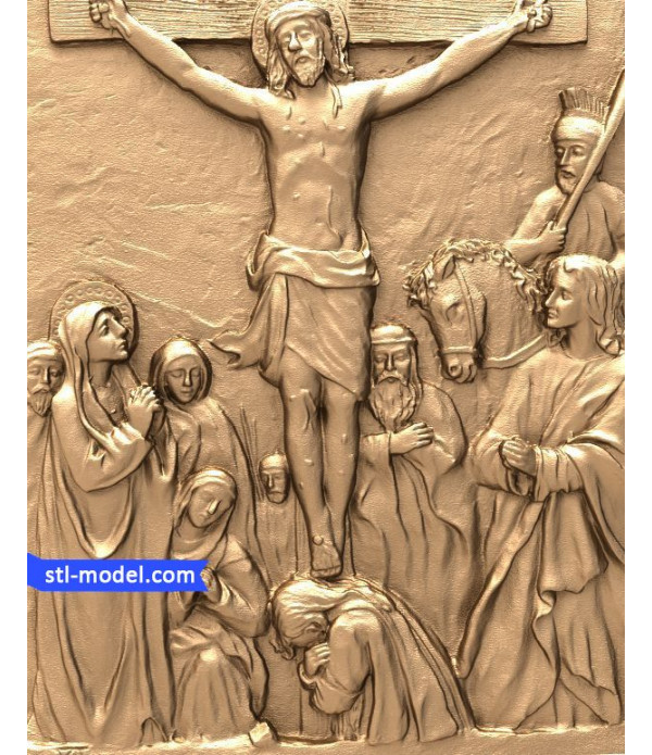 Icon "Execution of Jesus Christ #11" | STL - 3D model for CNC