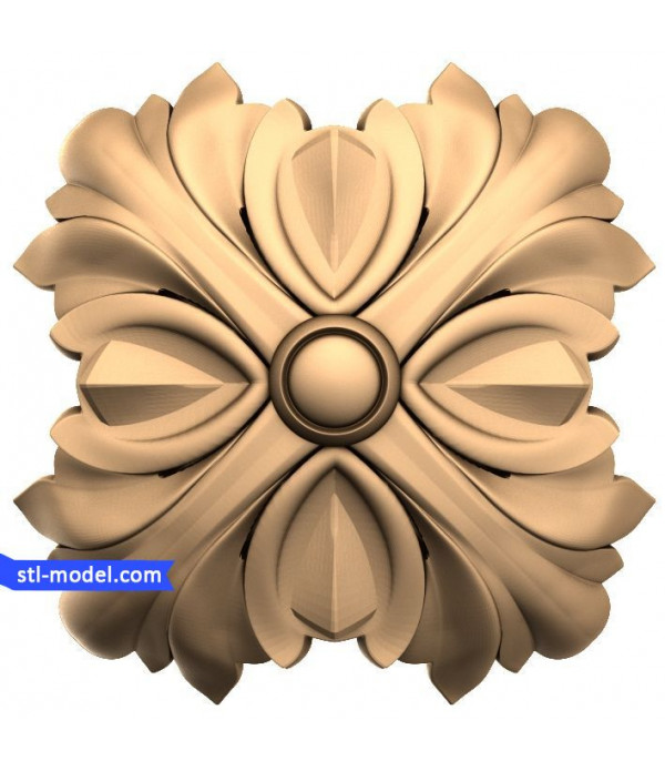 Rosette "Rosette #52" | STL - 3D model for CNC