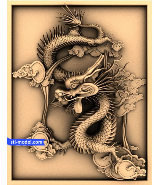 Mythical Dragon Relief