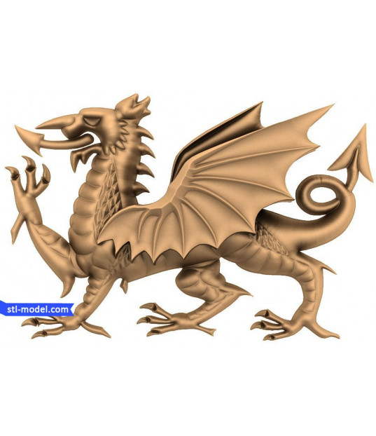 Mythical Dragon Relief