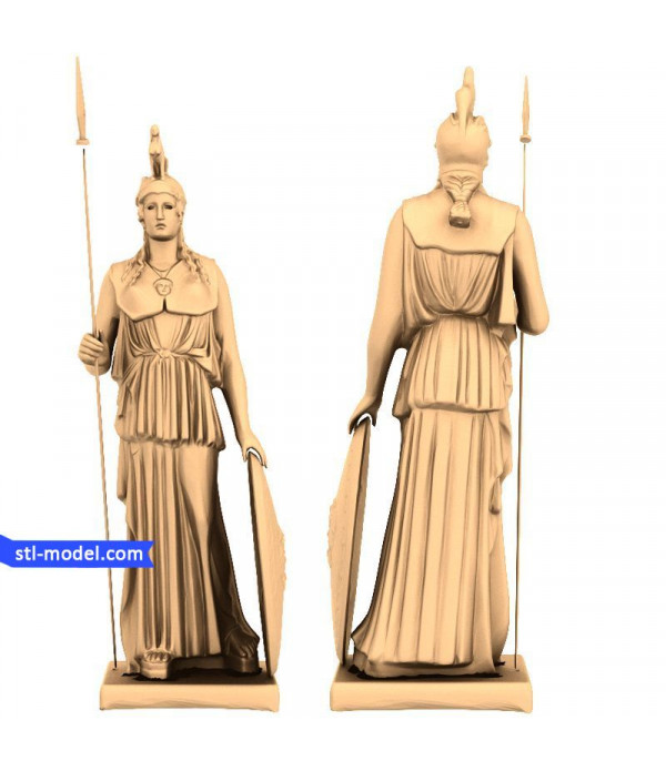 Statuette "Statue #2" | STL - 3D model for CNC