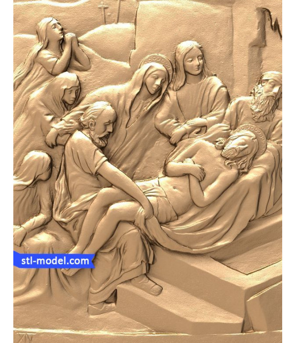 Icon "Execution of Jesus Christ #13" | STL - 3D model for CNC