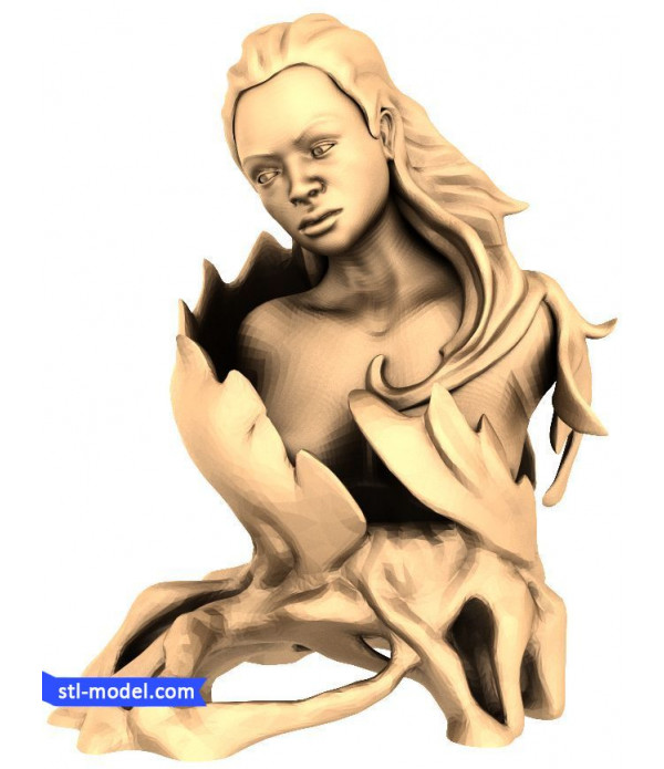 Statuette "Girl" | STL - 3D model for CNC