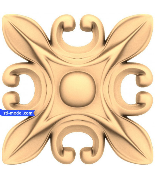 Floral Curl Medallion