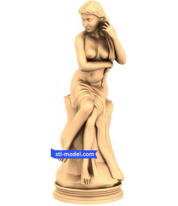 Figurine "Girl on the podium" ...