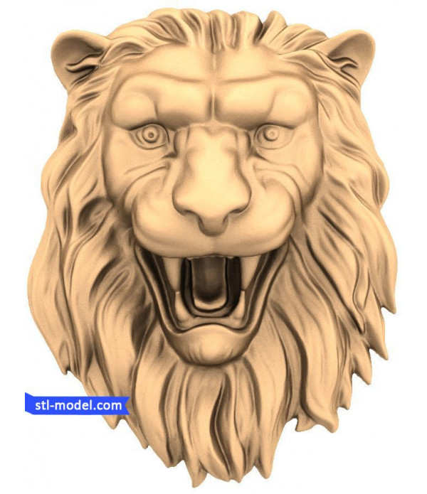Character "lion Head #13" | STL - 3D model for CNC