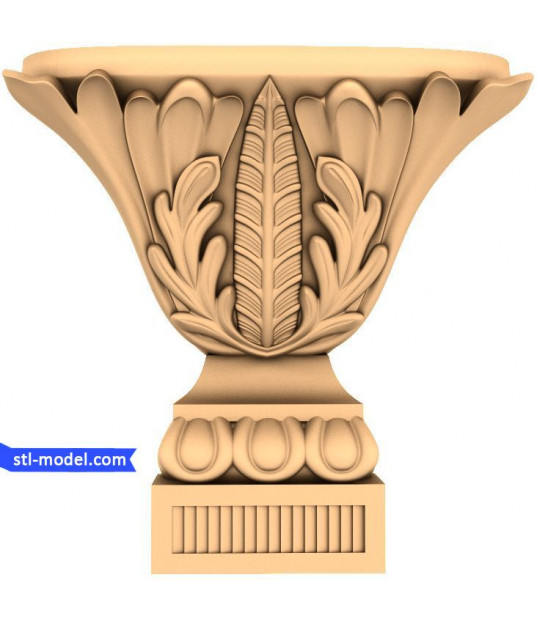 Elegant Acanthus Vase Capitel