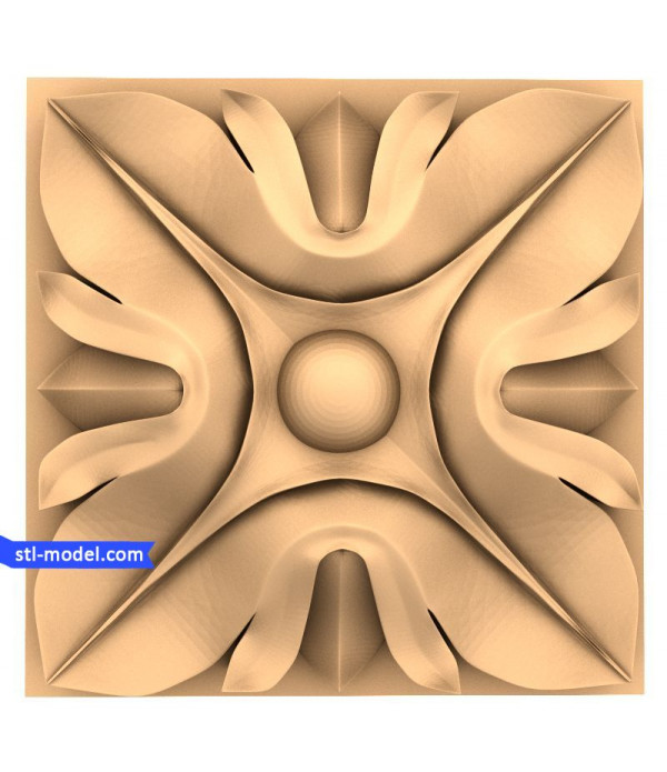 Rosette "Rosette #125" | STL - 3D model for CNC