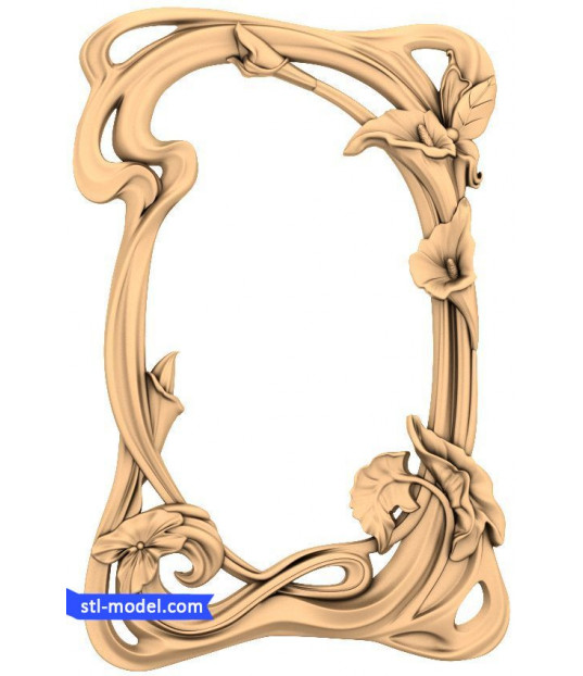 Floral Art Nouveau Frame