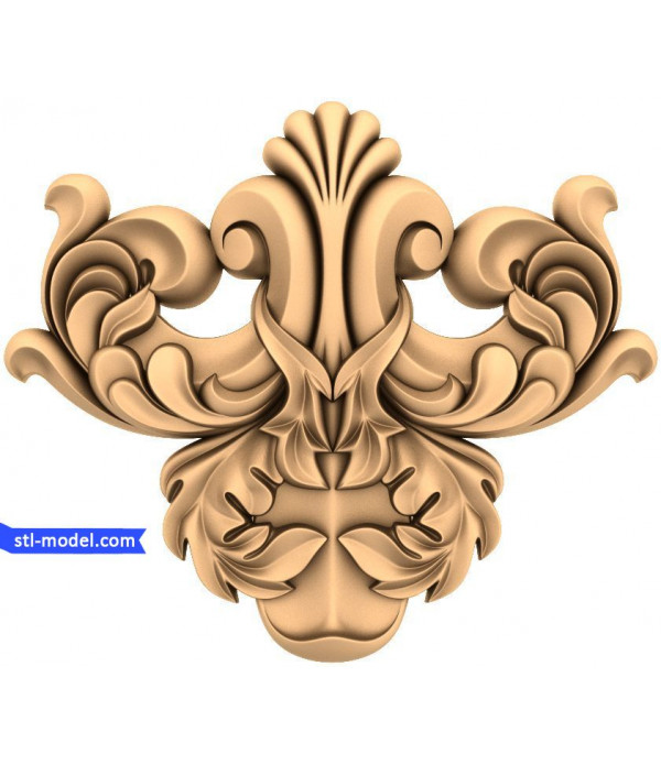 Decor "decor #509" | STL - 3D model for CNC