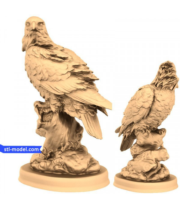 Statuette "eagle" | STL - 3D model for CNC
