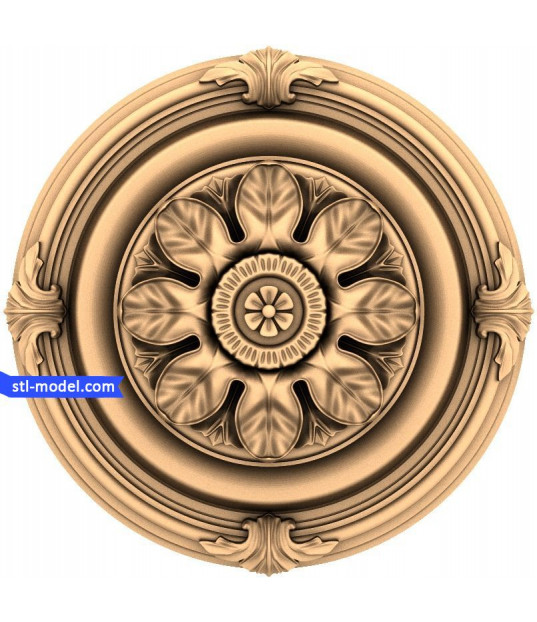 Floral Medallion Rosette