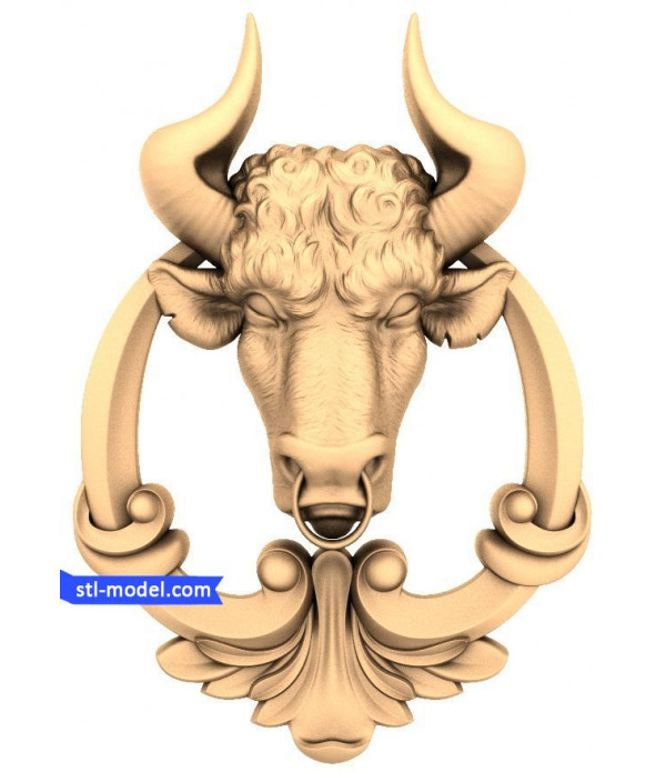Bas-relief "Bull #3" | STL - 3D model for CNC