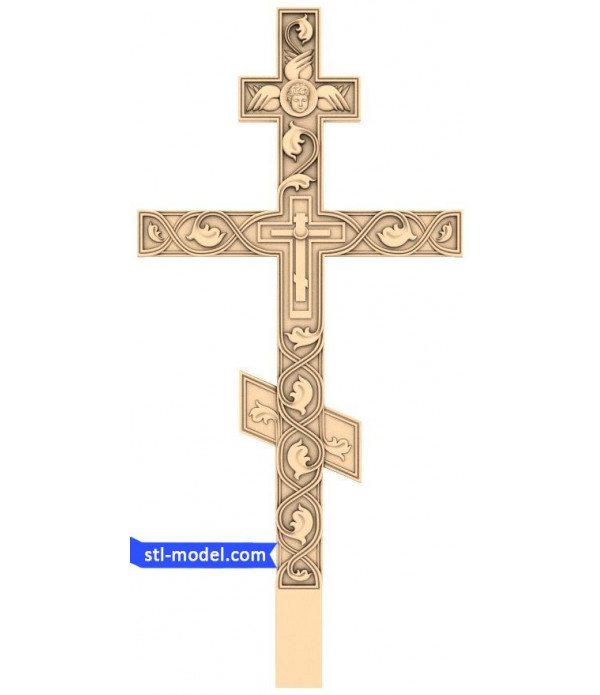 Cross "Cross #45" | STL - 3D model for CNC