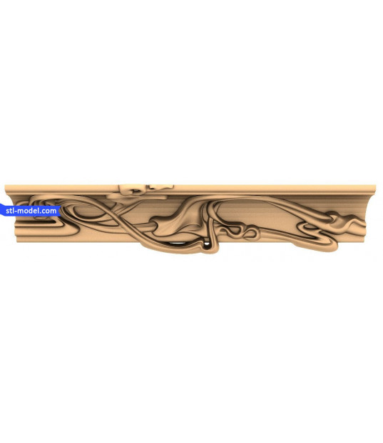 Flowing Tendrils Cornice