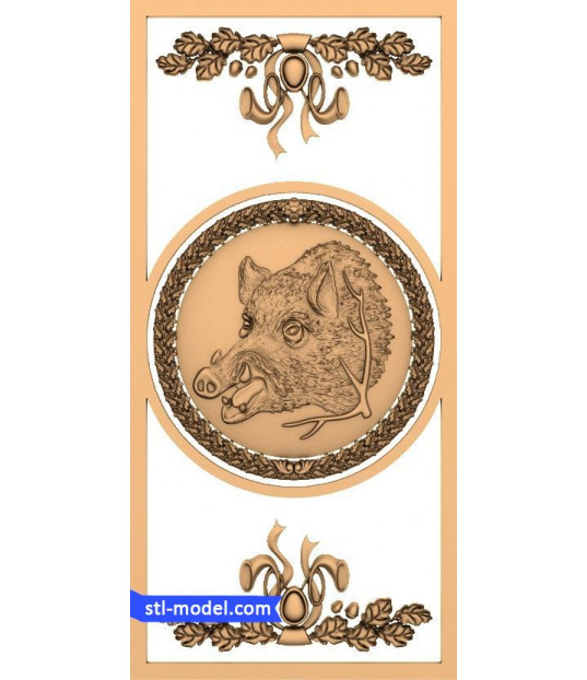 Wild Boar Medallion