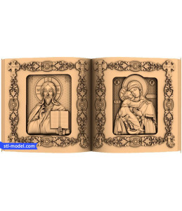 Icon "Diptych book" | 3D STL m...