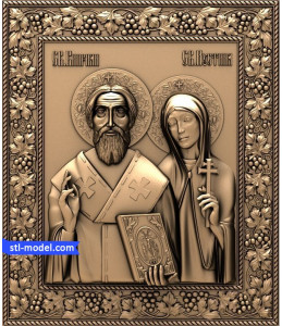 Icon "Holy Martyr Cyprian and the M...