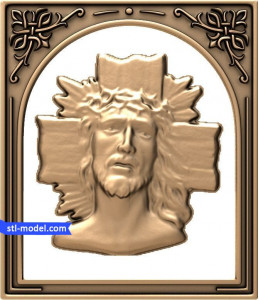 Icon "Jesus #3" | stl - 3d mod...