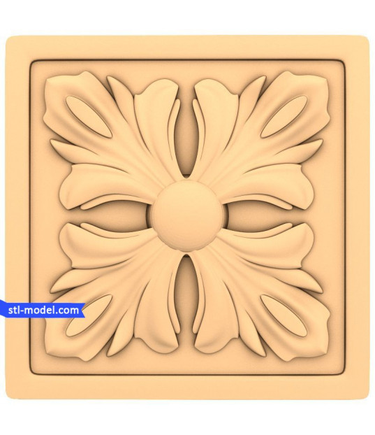 Floral Elegance Relief Panel