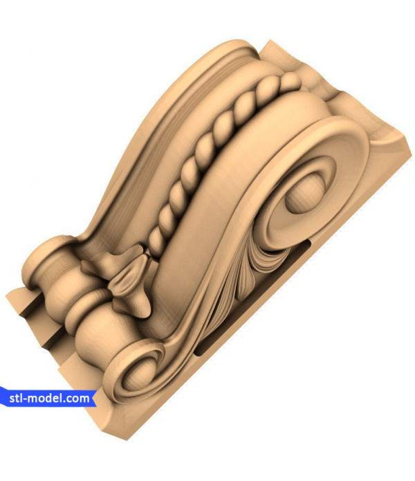 Corbel "Corbel #191" | STL - 3D model for CNC