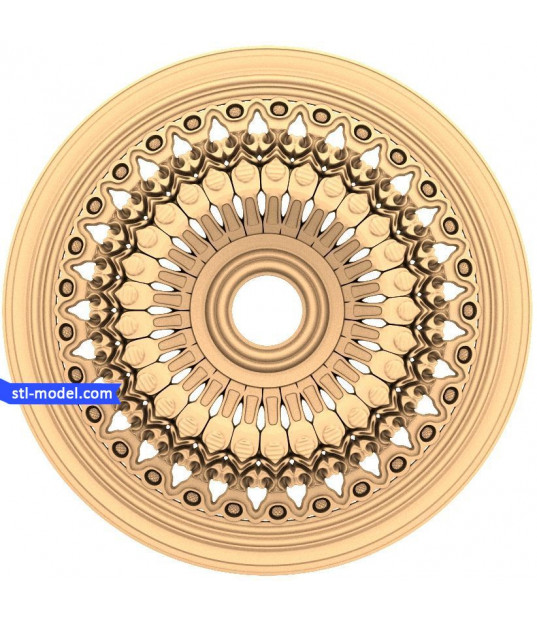 Ornate Circular Rosette