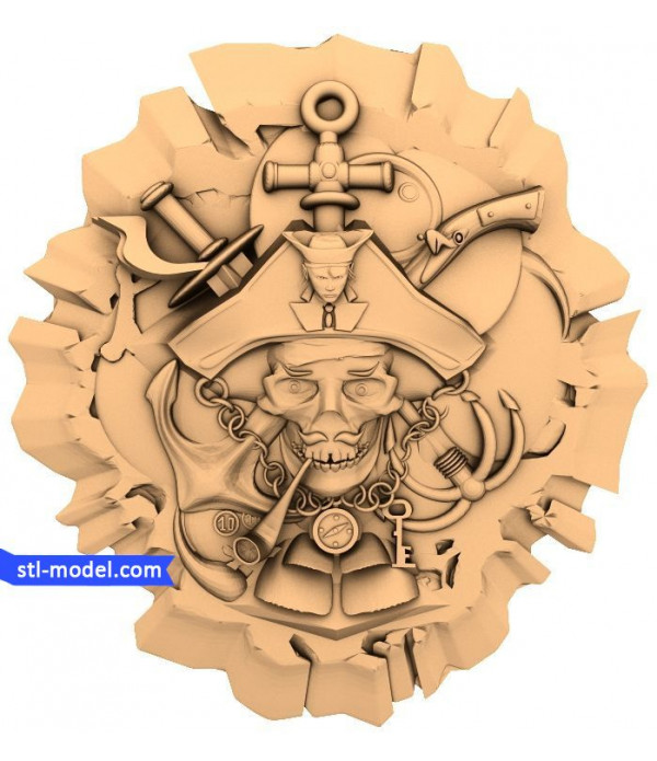 Characters "Pirates" | STL - 3D model for CNC