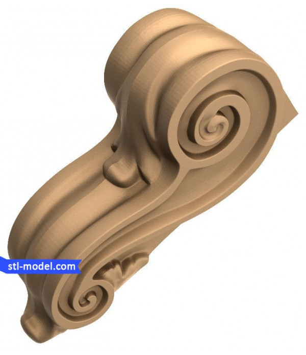 Corbel "Corbel #60" | STL - 3D model for CNC