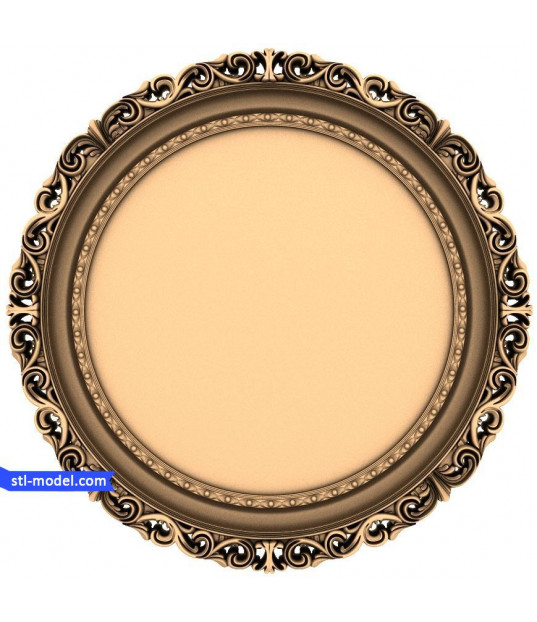 Ornate Elegance Round Frame