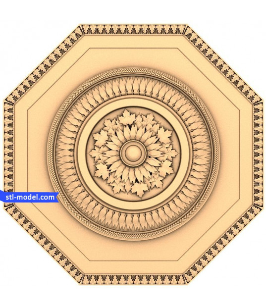 Octagonal Floral Medallion
