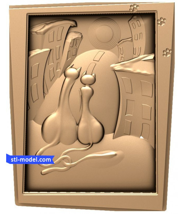 Bas-relief "Date #2" | STL - 3D model for CNC
