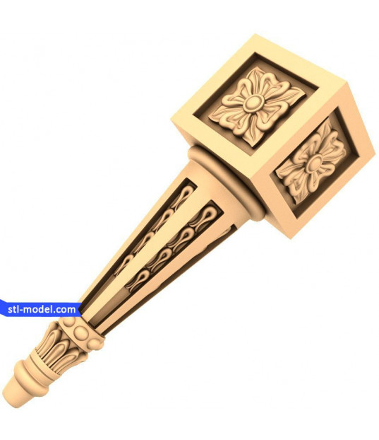 Floral Harmony Newel Post