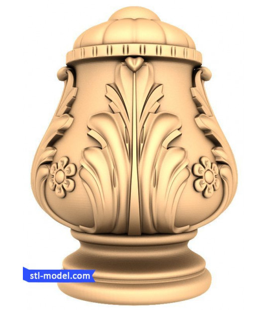 Ornate Floral Vase