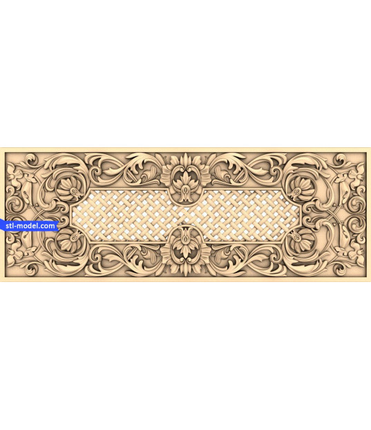 Ornate Floral Weave Panel