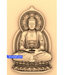 Buddha with a background №4