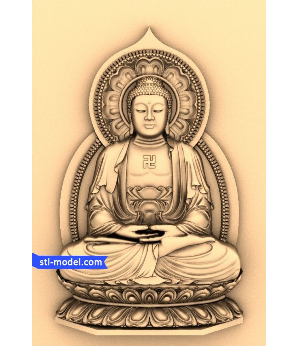 Buddha with a background №4