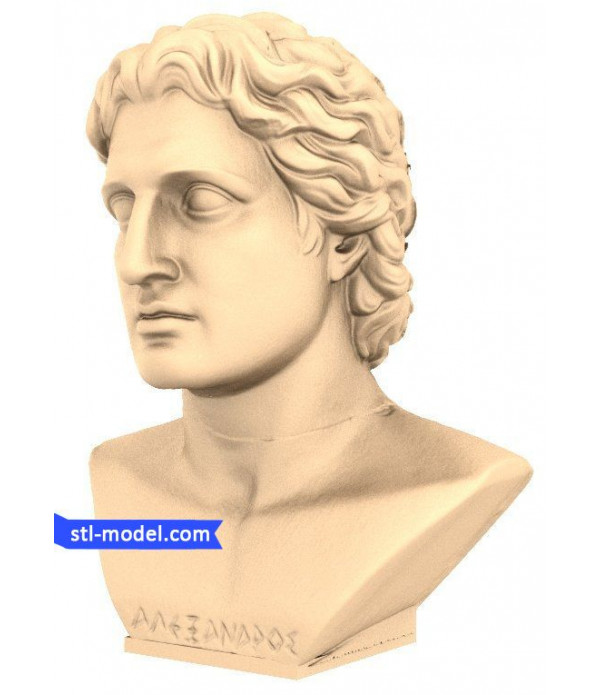 Statuette of Alexander the great | STL - 3D model for CNC