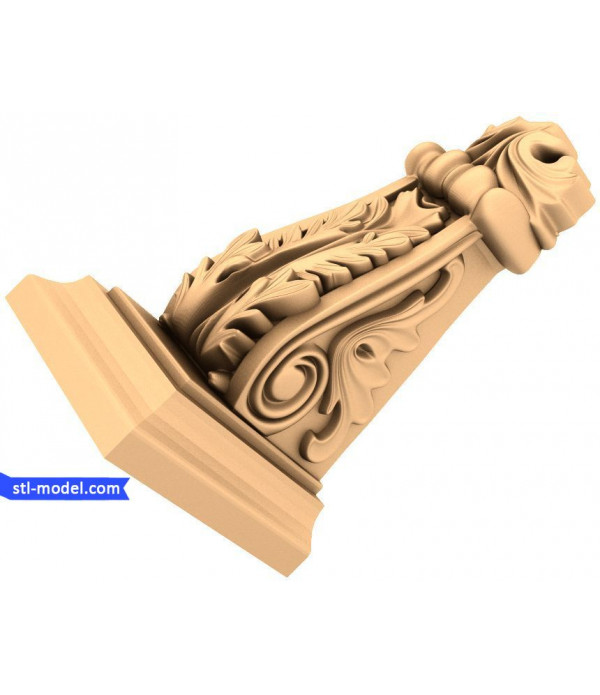 Corbel "Corbel #127" | STL - 3D model for CNC