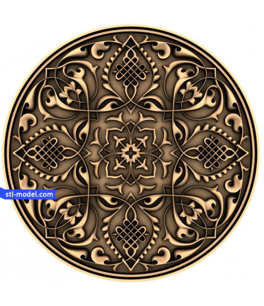 Gothic Floral Medallion