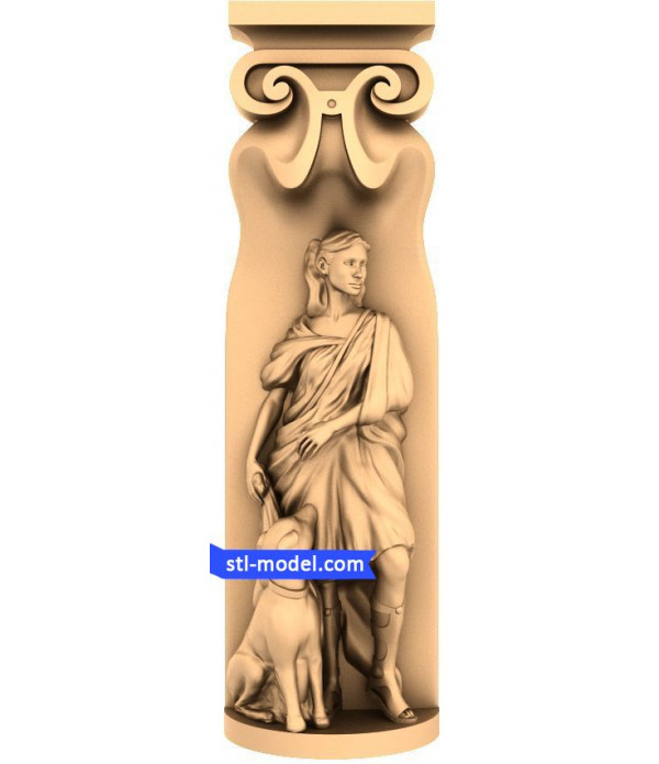 Statuette "Goddess" | STL - 3D model for CNC