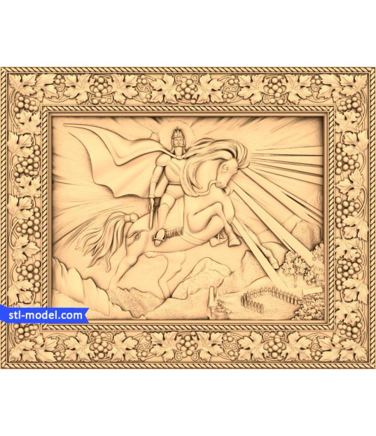 Victorious Knight 3D Relief