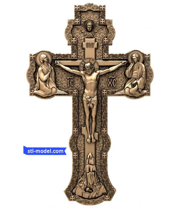 Cross "Crucifixion #2" | STL - 3D model for CNC