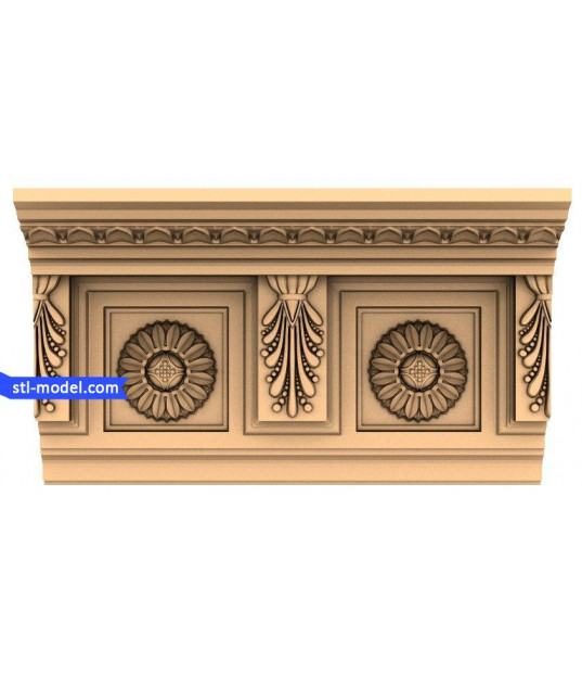Regal Rosette Cornice