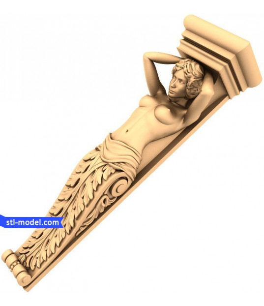 Graceful Siren Corbel
