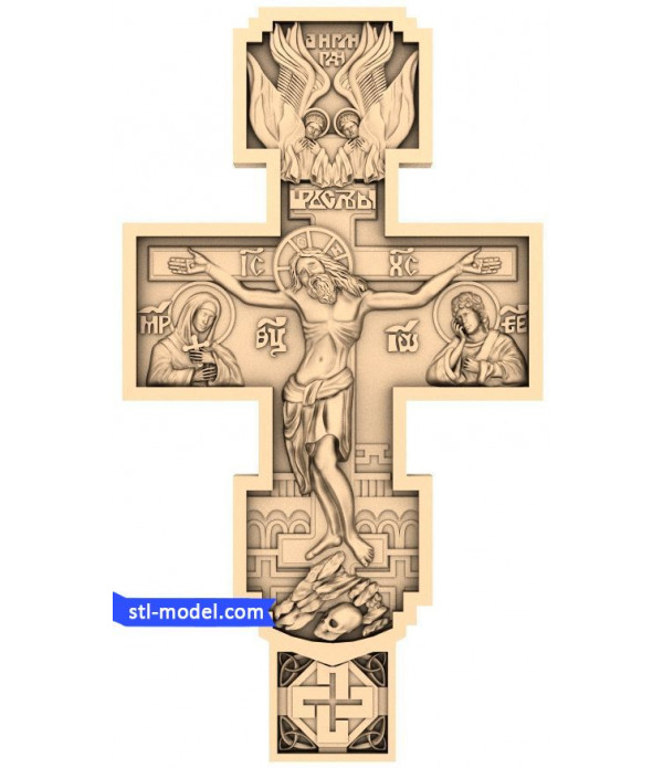 Cross "Crucifixion #18" | STL - 3D model for CNC